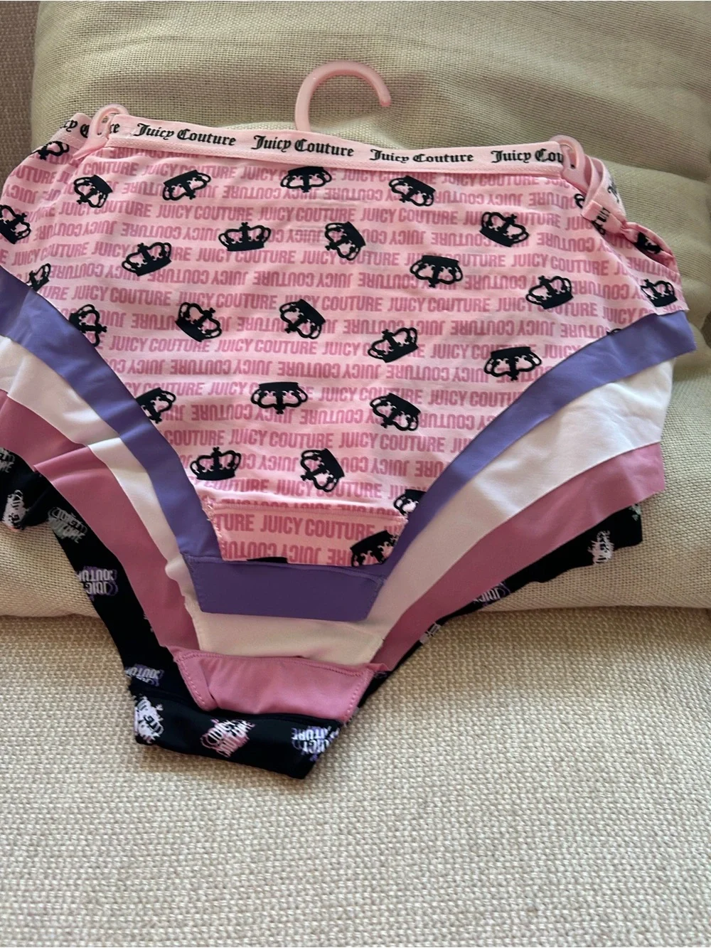 NWT JUICY COUTURE 5 pack printed underwear.